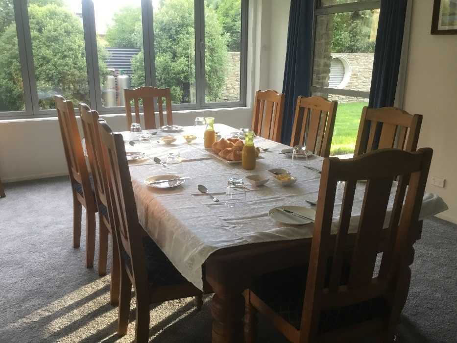 Lodge Breakfast table