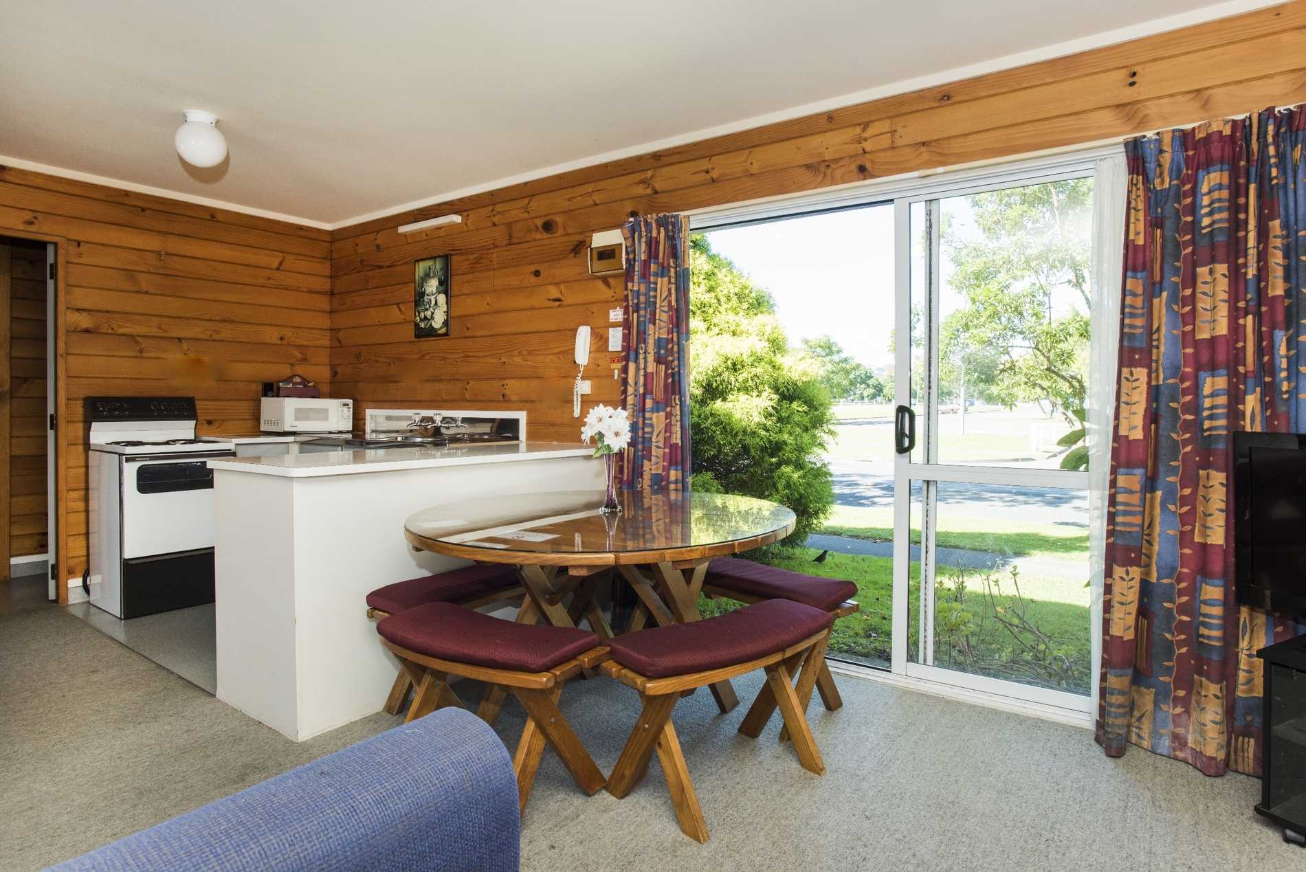 Dining and kitchen area