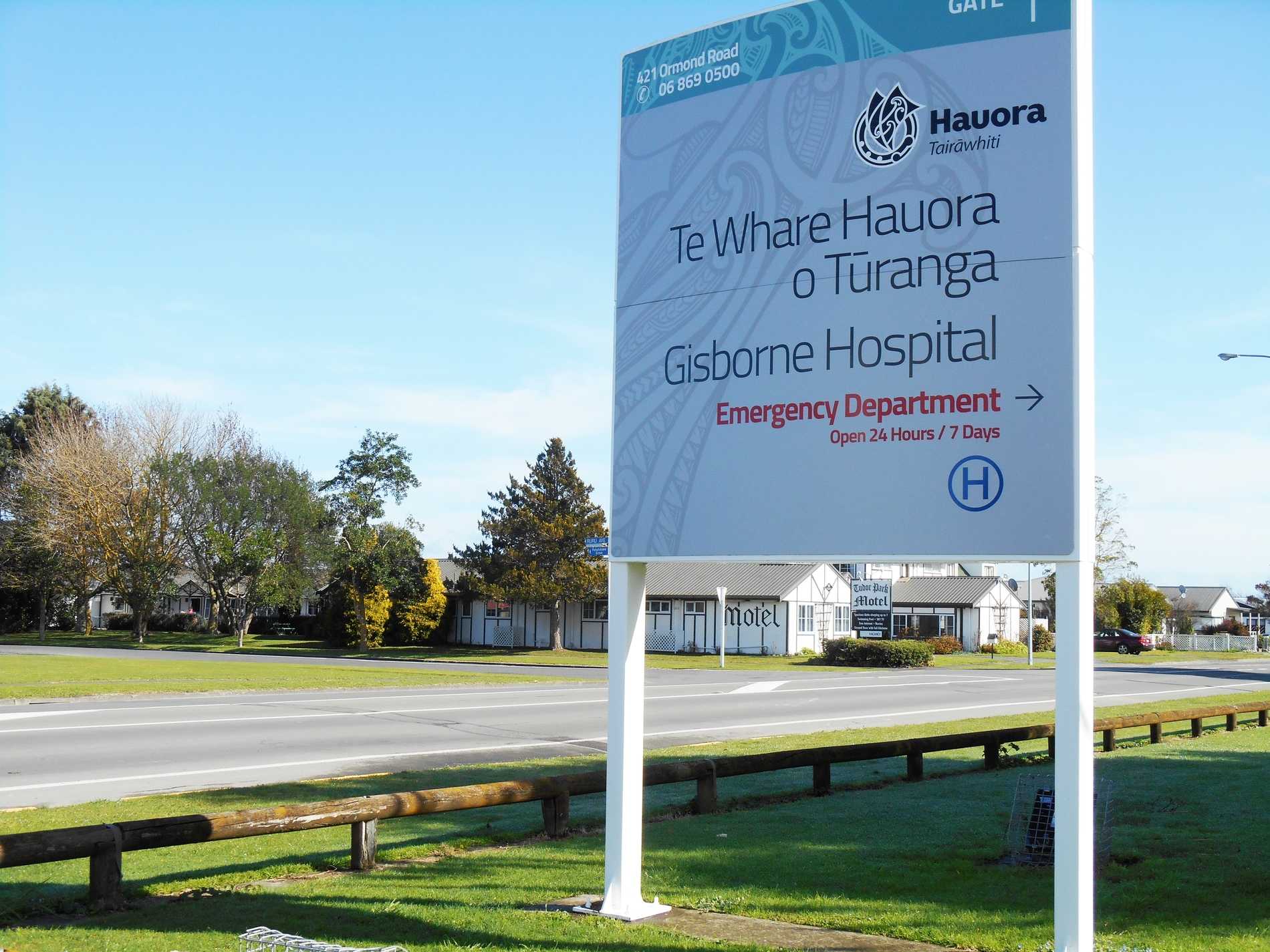 Gisborne Hospital across the road