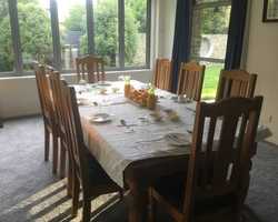 Lodge Breakfast table